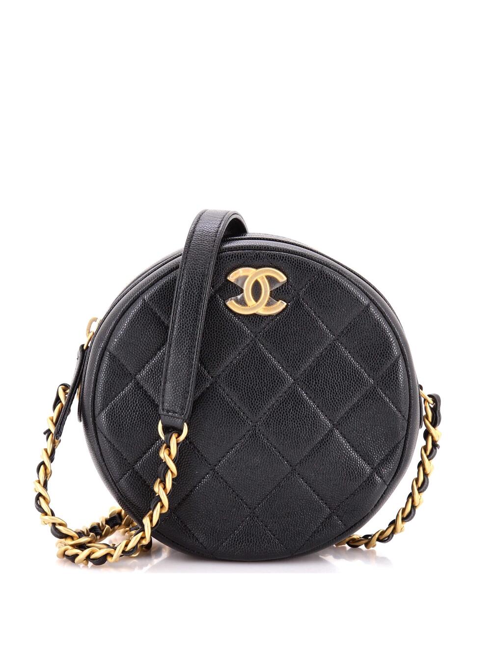 Chanel Round Chain Crossbody Bag #246438C33B